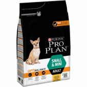 Pro Plan 3 кг для взрослых собак мелких и карликовых пород со вкусом курицы 