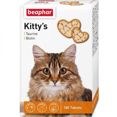 Витамины Beaphar Kitty's Taurine+Biotin 180 таб