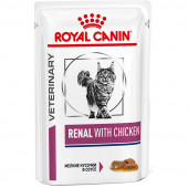 Royal Canin диета 85 гр Renal для кошек при заболевании почек, с курицей