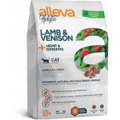 Alleva Holistic Cat Lamb & Venison 1,5кг с ягненком, оленем, коноплей