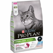 Pro Plan для кошек 1,5 кг STERILIZED со вкусом трески и форели 