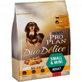 Pro Plan Duo Delice 2,5 кг для взрослых собак мелких и карликовых пород, говядина