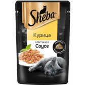 Sheba 75 г для взрослых кошек с курицей в соусе