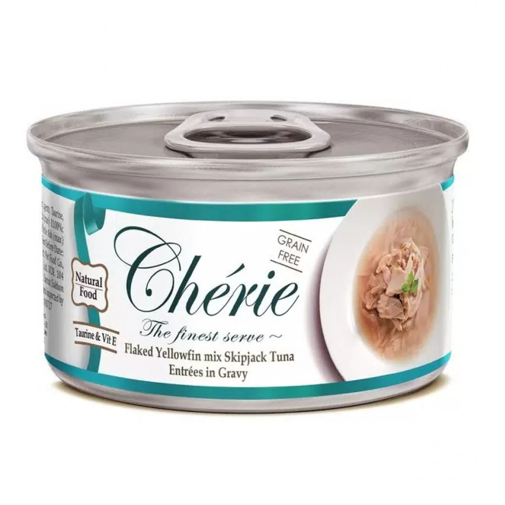 Cherie 80г смесь из ломтиков тунца в подливе 600319-0