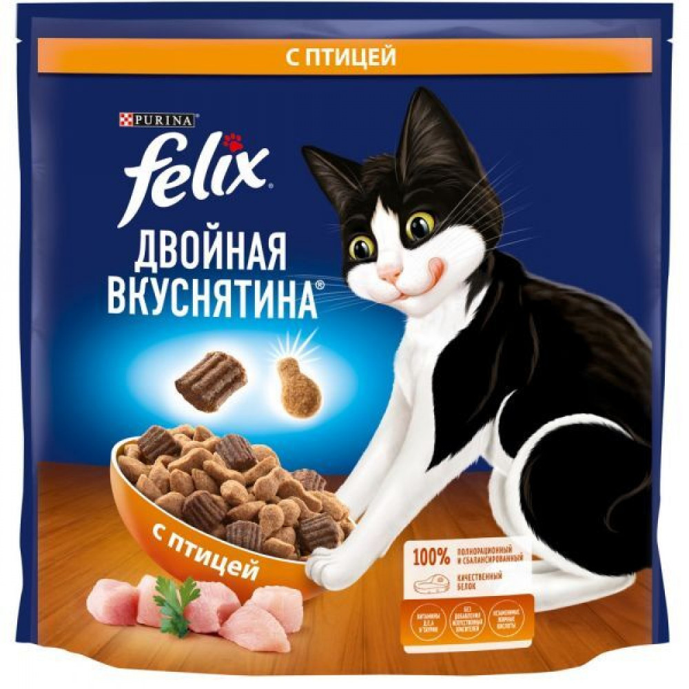 Феликс 1,3кг Двойная вкуснятина птица-0