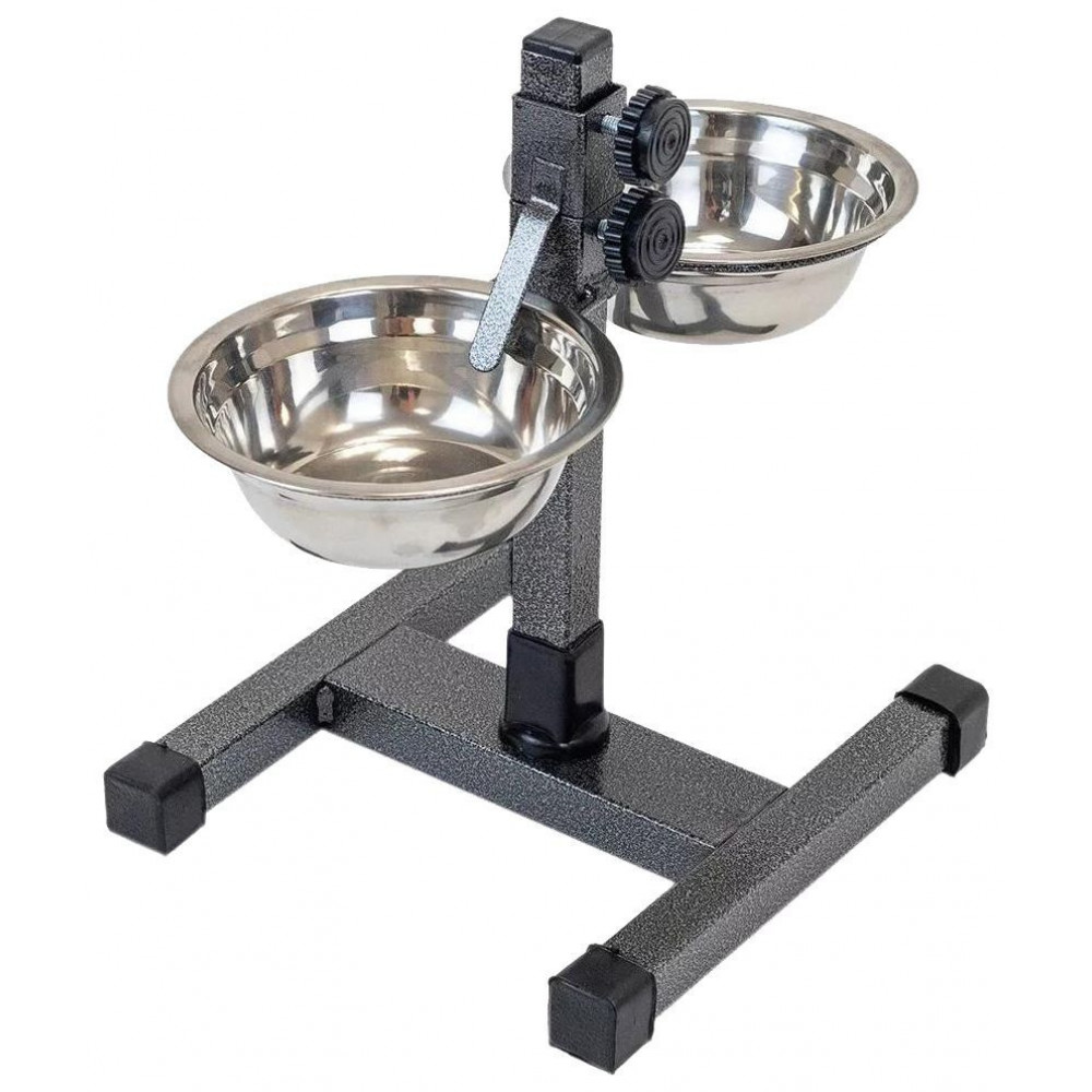 Подставка с мисками HOMEPET D18 2*700мл  139792-0