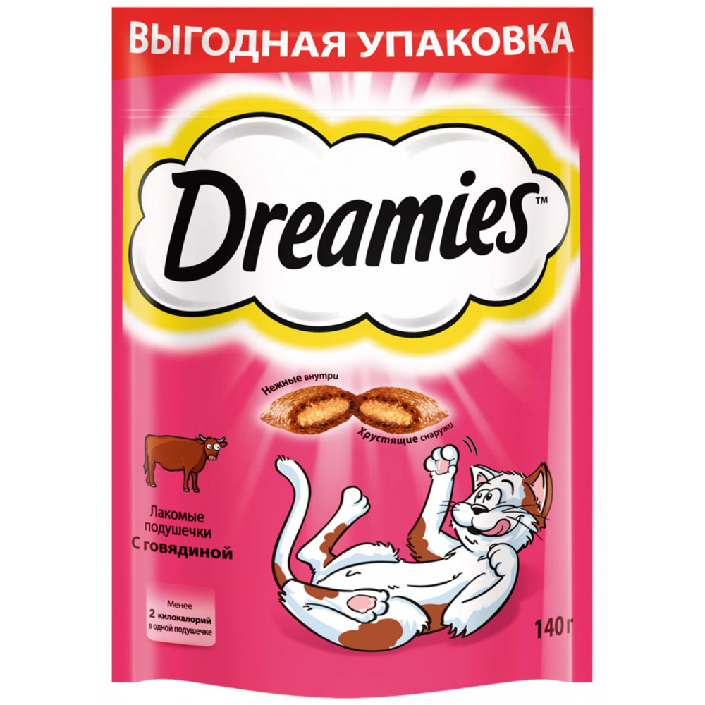 Dreamies 140 г с говядиной -0