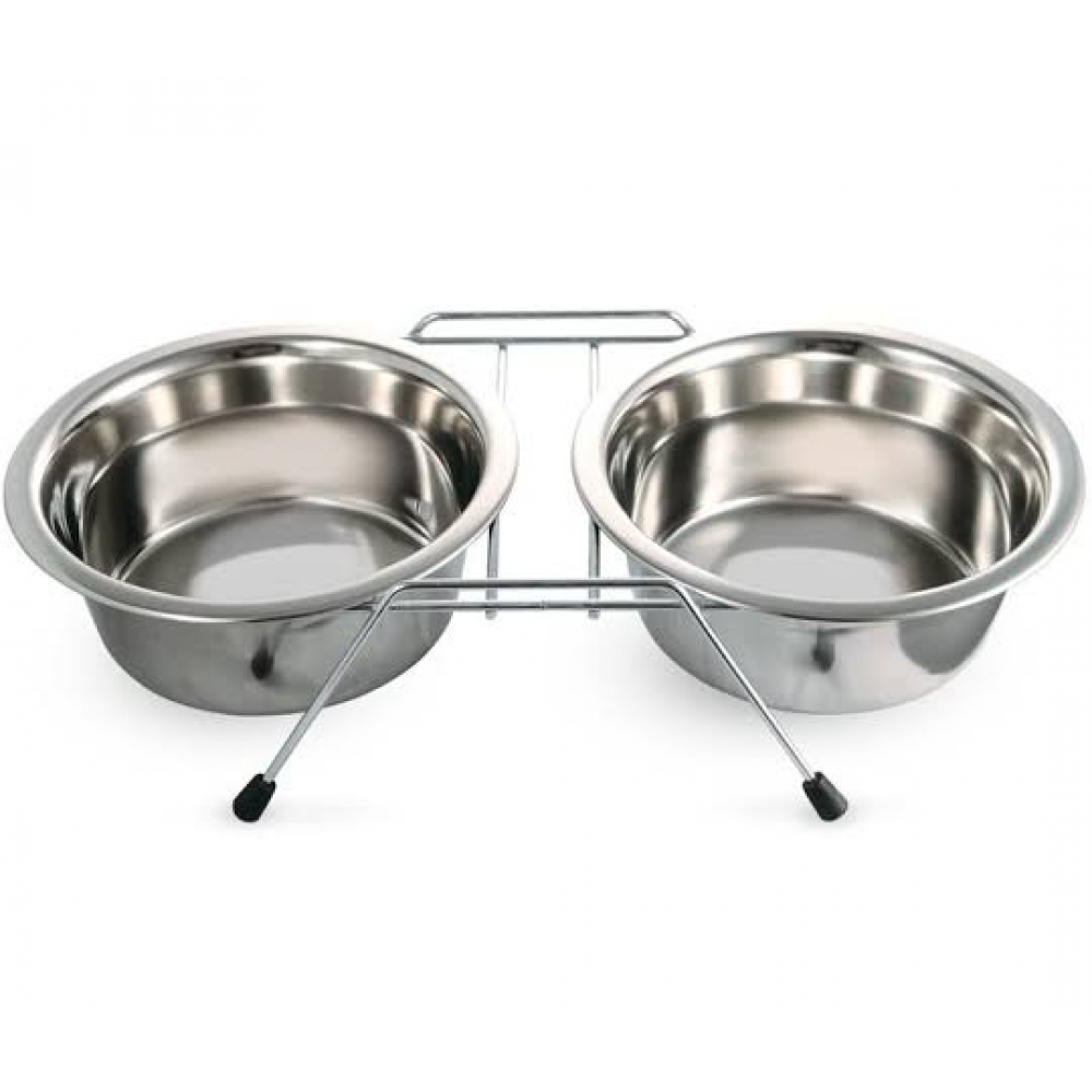 Миски на подставке HOMEPET 2*0,9л 241200-0