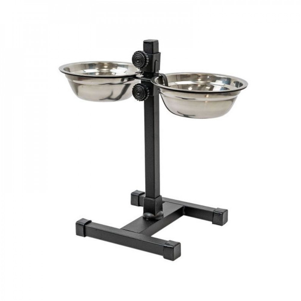 Подставка с мисками HOMEPET 14см 2*0,35л до 30см 244478-0