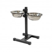 Подставка с мисками HOMEPET 14см 2*0,35л до 30см 244478