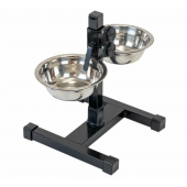 Подставка с мисками HOMEPET 13см 2*0,25л до 25см 244676