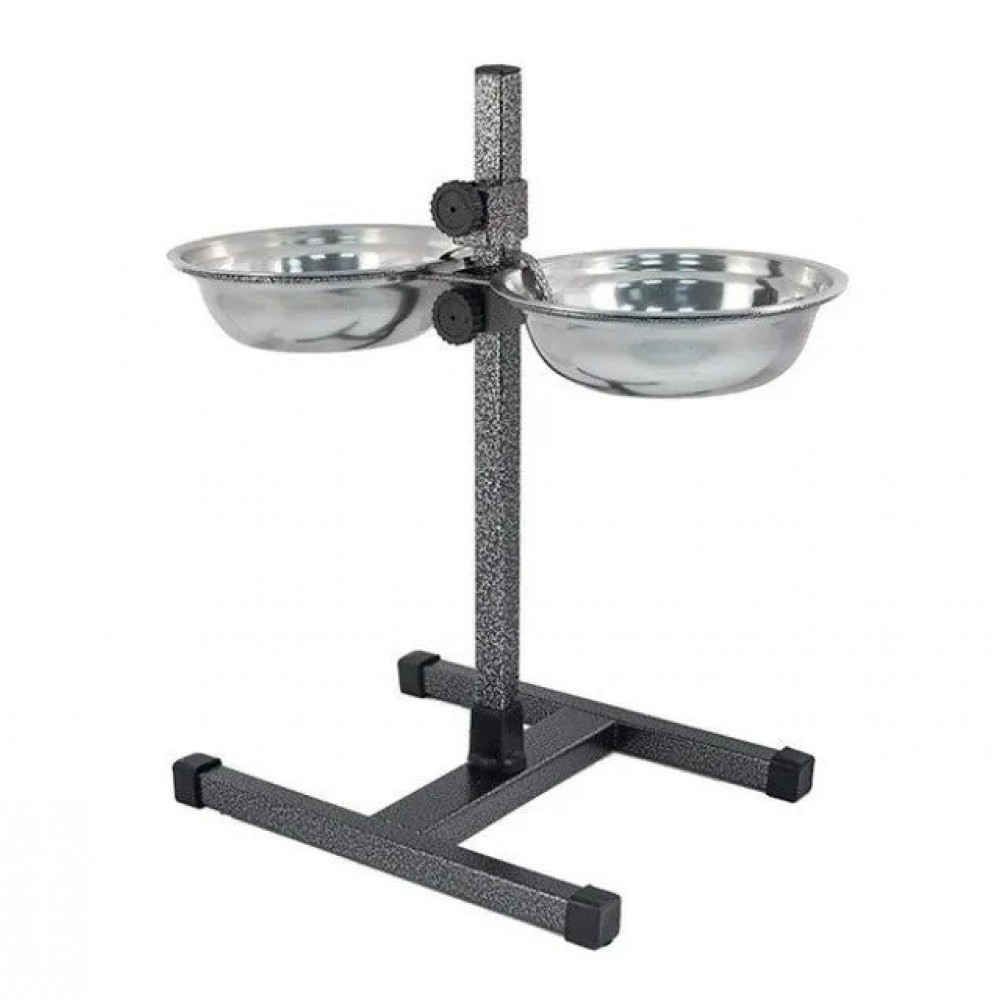 Подставка с мисками HOMEPET 22см 2*1,5л до 50см 244713-0