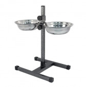 Подставка с мисками HOMEPET 22см 2*1,5л до 50см 244713