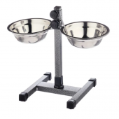 Подставка с мисками HOMEPET 14см 2*0,35л до 30см 244751