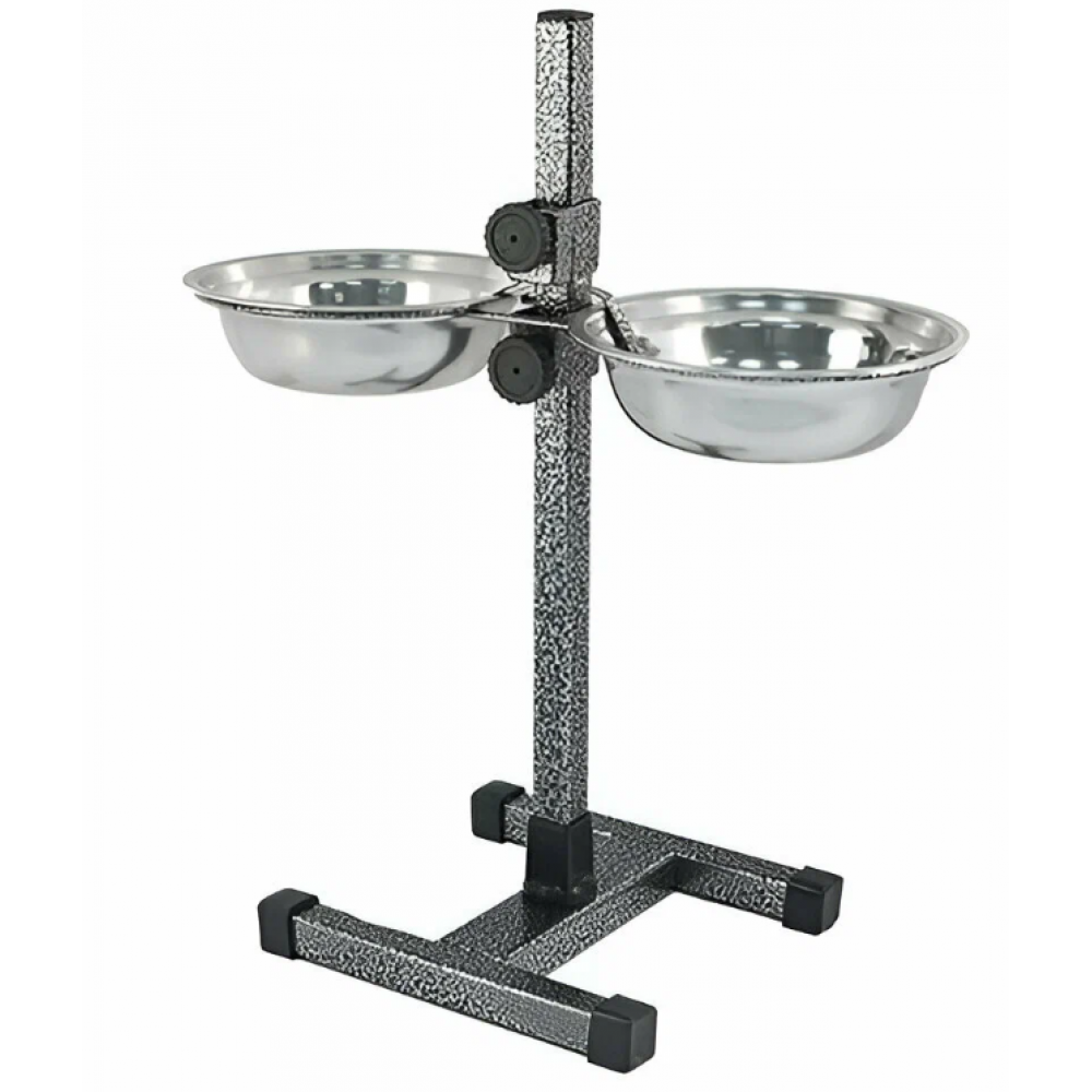 Подставка с мисками HOMEPET 16см 2*0,5л до 30см 244768-0