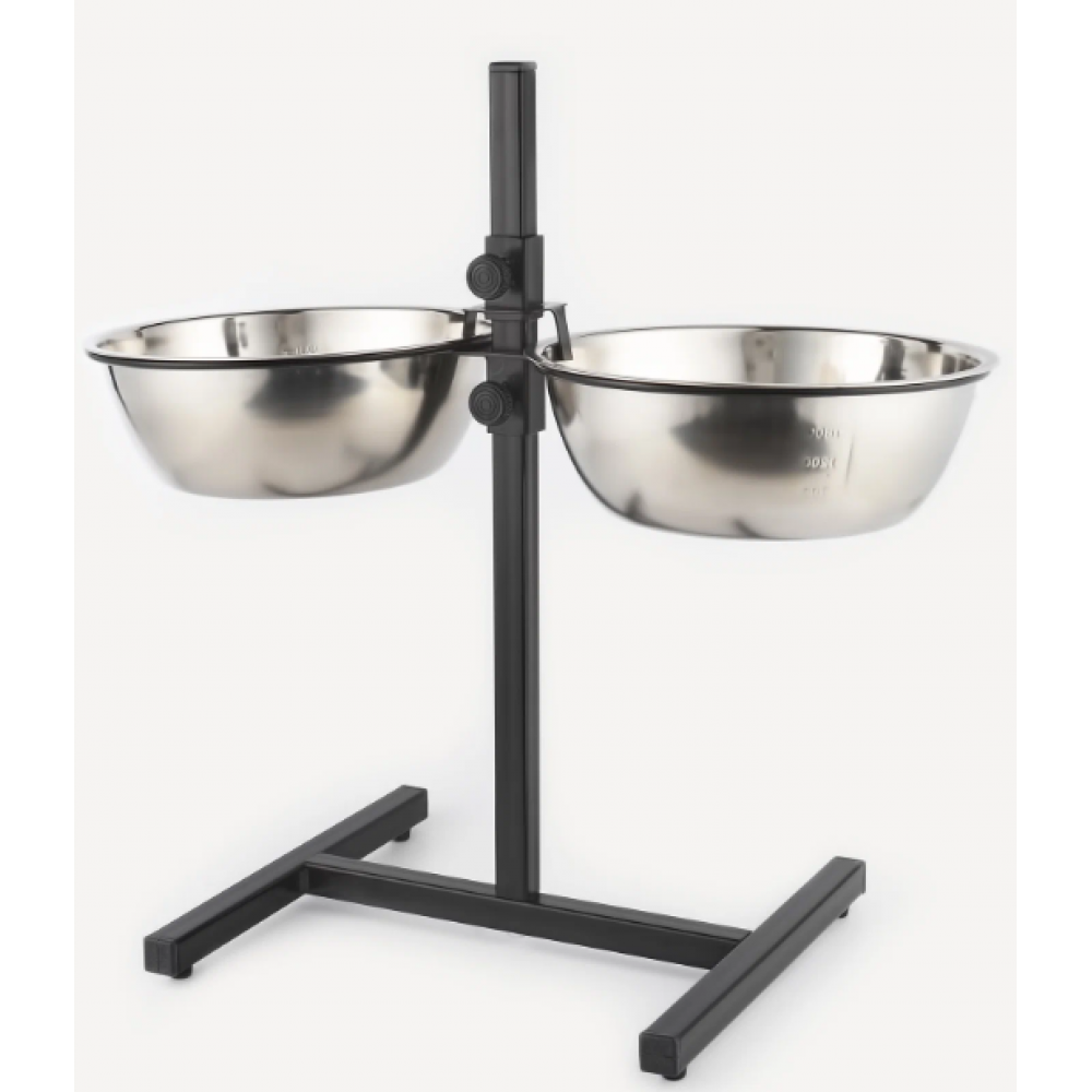 Подставка с мисками HOMEPET 22см 2*1,5л до 50см 244799-0