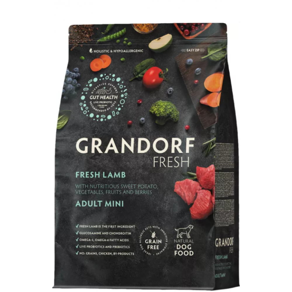 Grandorf  fresh для собак 3кг для мелких пород с ягненком 852789-0
