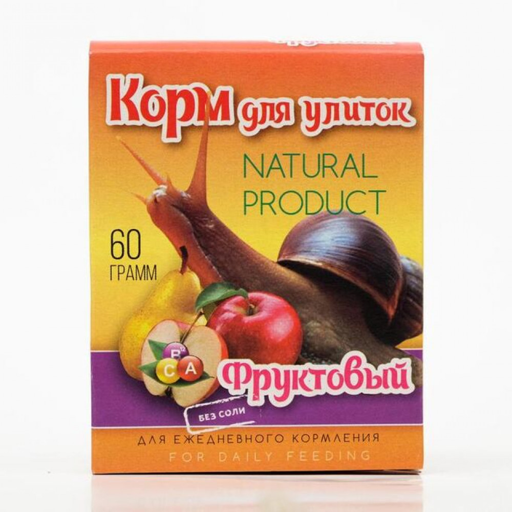 Эльф Корм для улиток 60 г фруктовый 353314-0