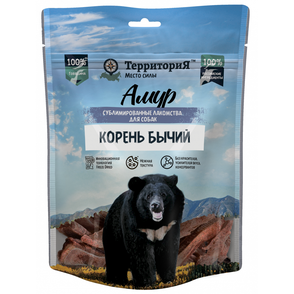 Территория лакомство Амур корень бычий 65г-0