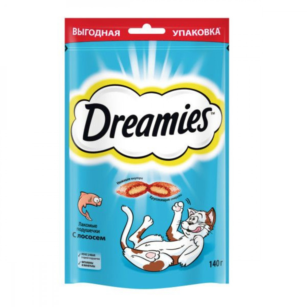 Dreamies 140 г с лососем-0