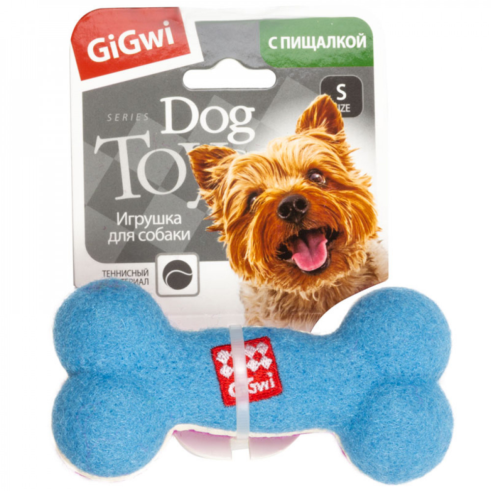 GiGwi Кость малая с пищалкой Арт. 75002-0