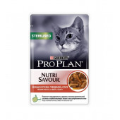 Pro Plan 85 г пауч STERILISED с говядиной в соусе