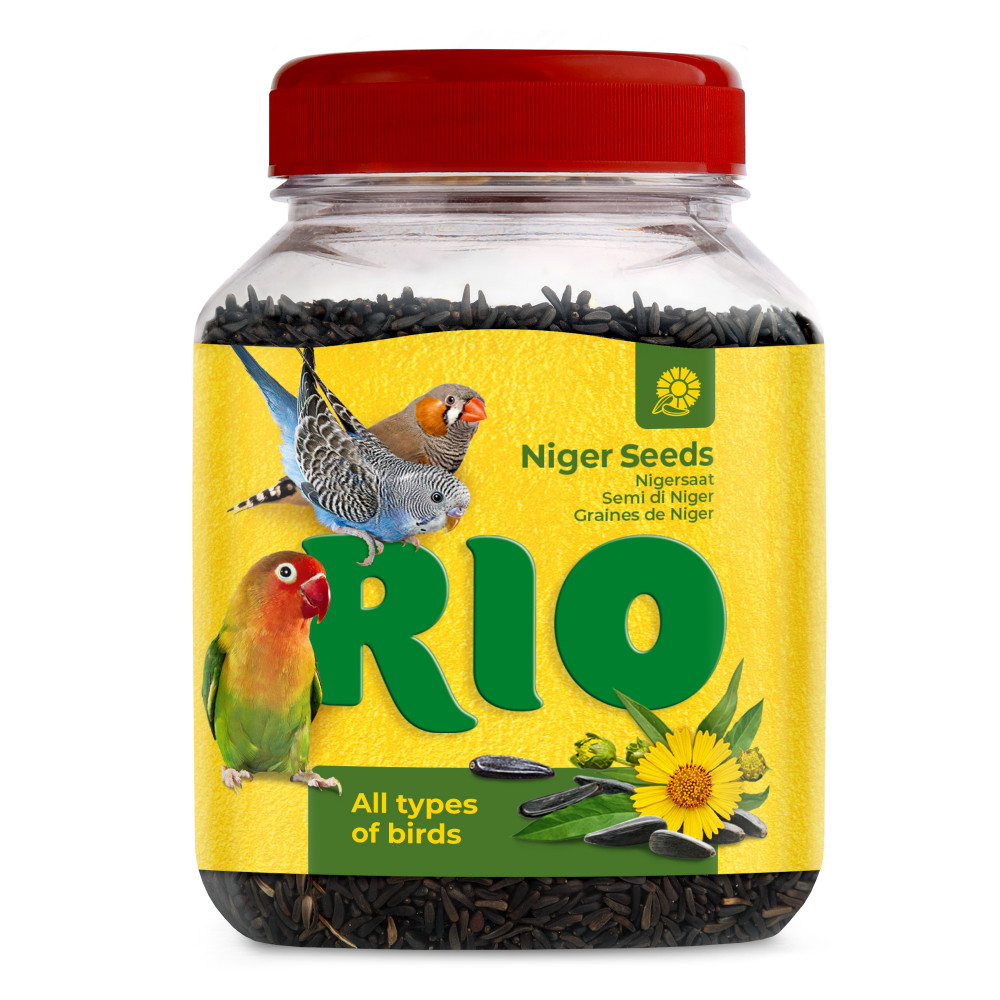 RIO Нуг абиссинский. Лакомство для всех видов птиц, 250 г-0