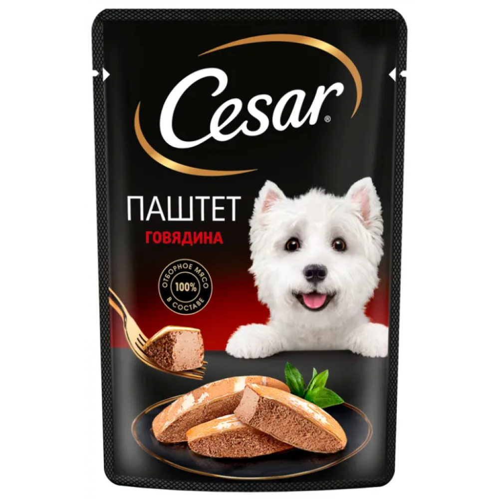 Cesar 80 г паштет говядина-0