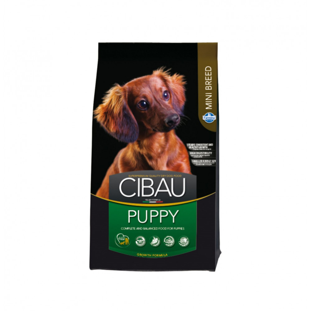 CIBAU 2,5 кг Mini breed PUPPY для щенков маленьких пород, с курицей-0