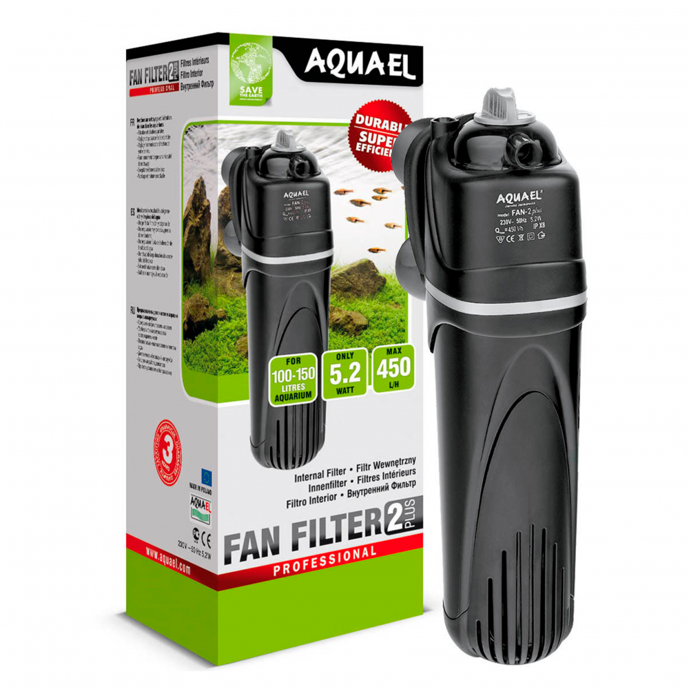 Фильтр AQUAEL FAN-2  plus 450л/ч, на 100-150 л-0
