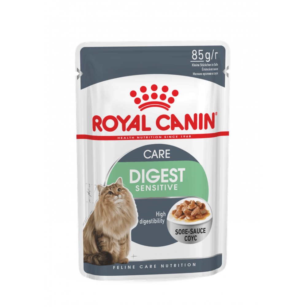 Royal Canin 85 г DIGEST sensitive для взрослых кошек,соус-0