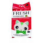 Наполнитель FRESH Scent 6 л смывающийся в унитаз, комкующийся арбуз