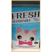 Наполнитель FRESH Scent 6 л смывающийся в унитаз, комкующийся без запаха 