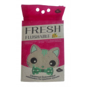 Наполнитель FRESH Scent 6 л смывающийся в унитаз, комкующийся лимон 