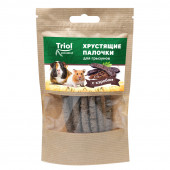 Лакомство для грызунов Triol хрустящие палочки с кэробом 30г 057140