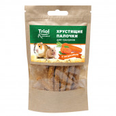 Лакомство для грызунов Triol хрустящие палочки с морковью 30г 057133