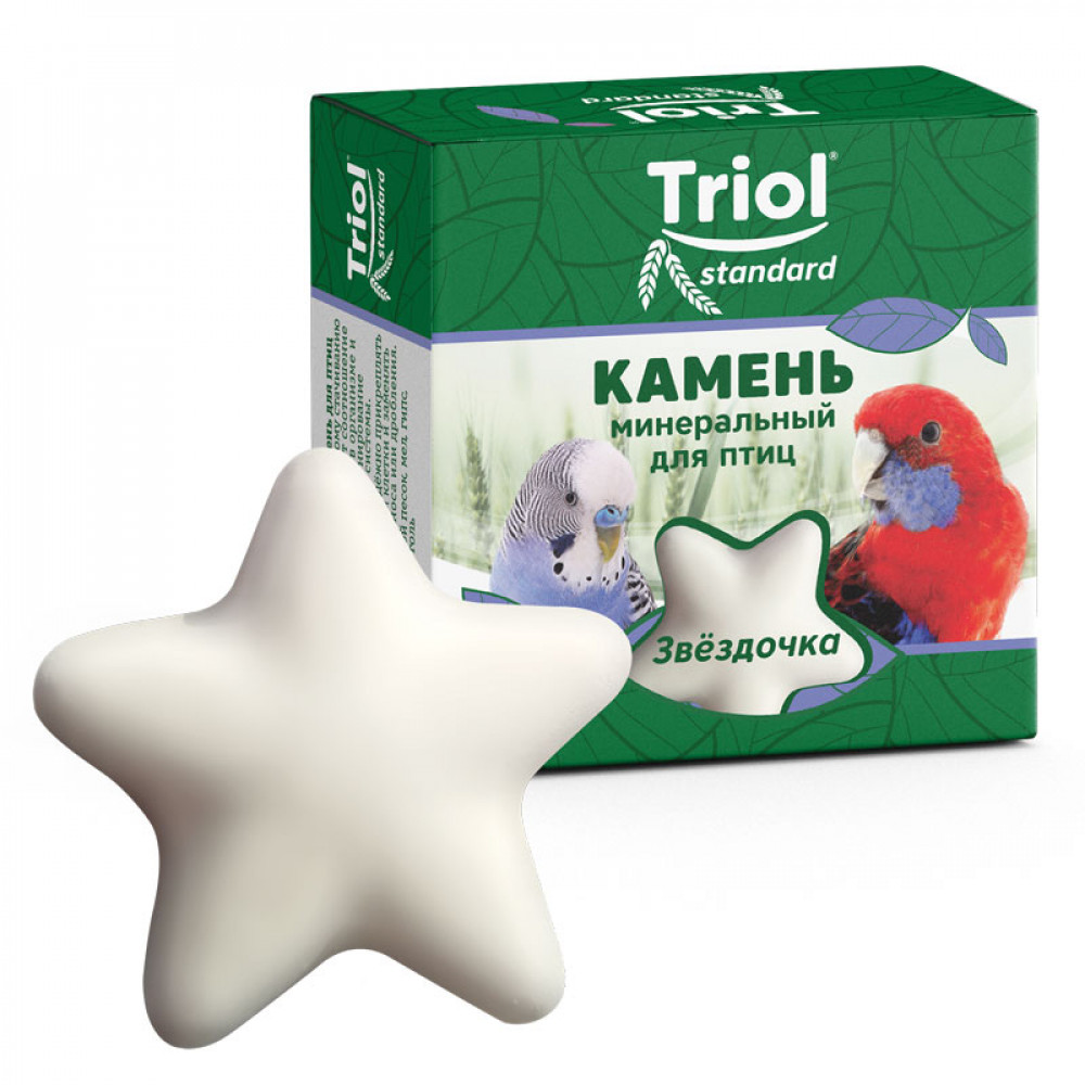 Минеральный камень для птиц Triol звездочка 30г 006582-0