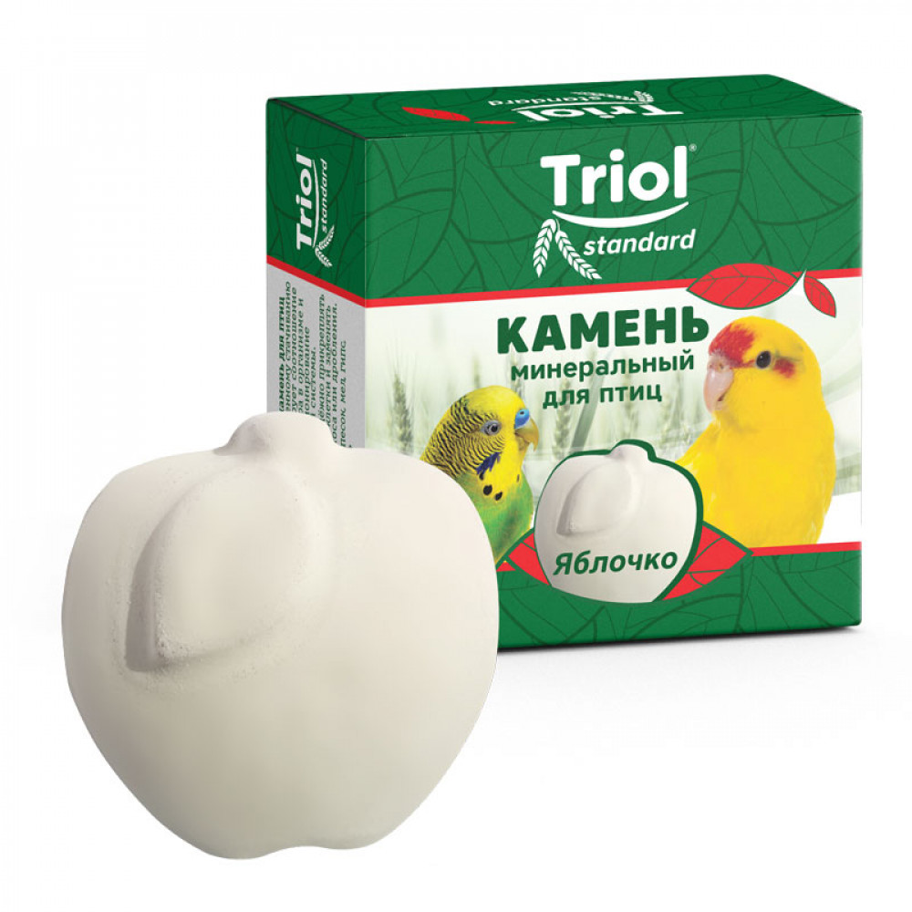 Минеральный камень для птиц Triol яблочко 30г 006599-0