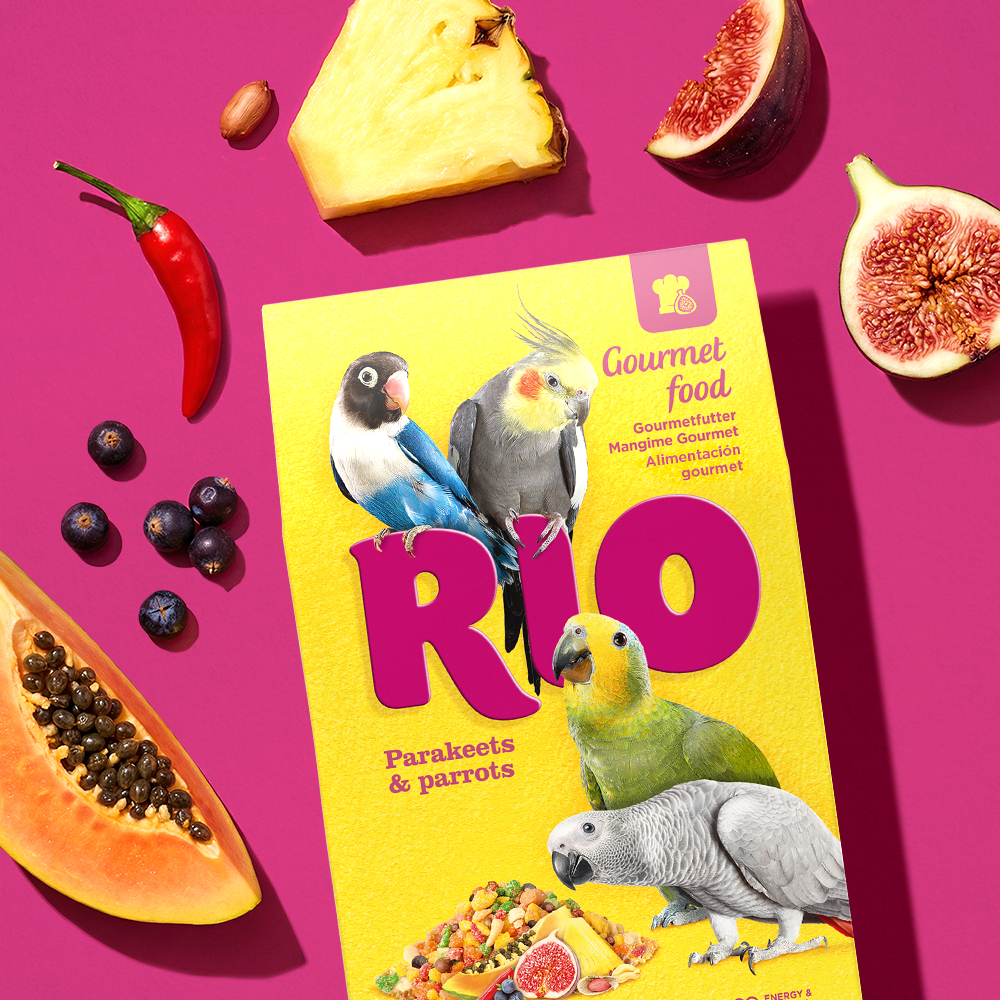 Корм для птиц Rio 250г Gourmet food для средних и крупных птиц-2