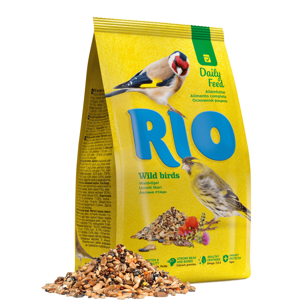 Корм для птиц Rio 500г для лесных и певчих птиц основной рацион-1