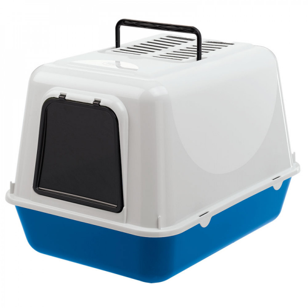 Лоток для кошек FERPLAST CLEAR CAT 20 закрытый-1