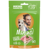 Molina мясное лакомство куриный сэндвич 50г 047611