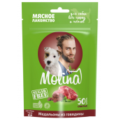Molina для собак медальоны из говядины 50г 045815