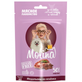 Molina для собак медальоны из ягненка 50г 035328