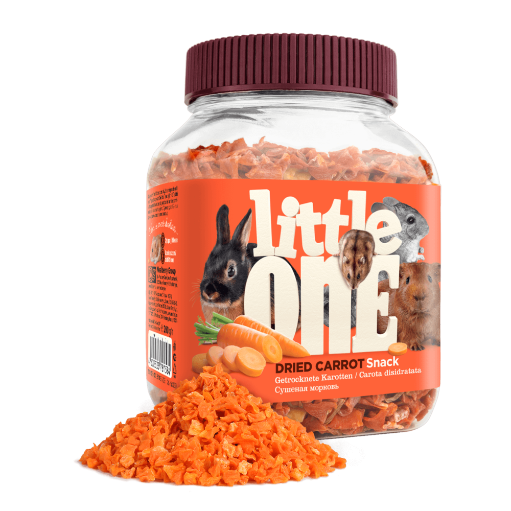 Лакомство Little One Сушеная морковь 200г-0