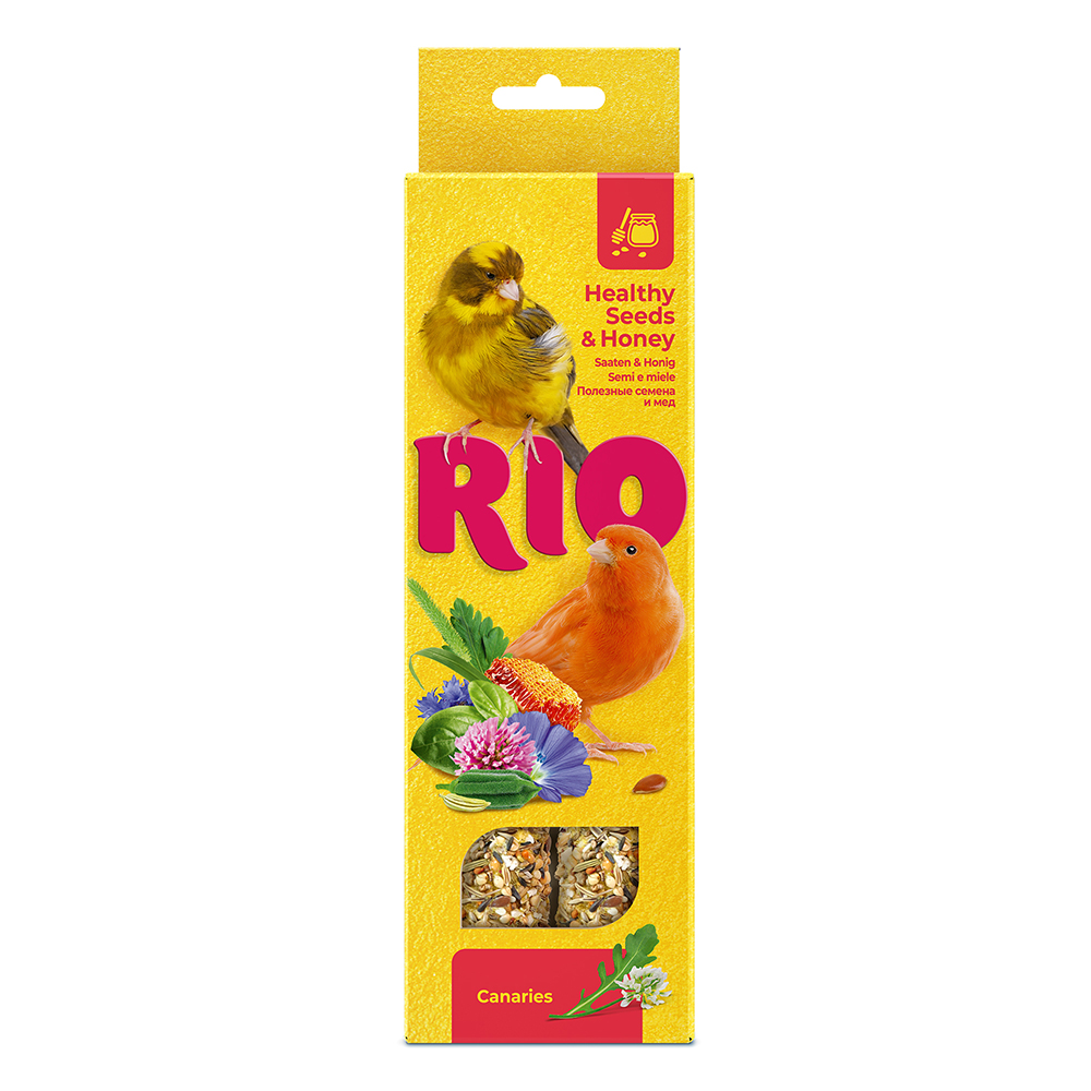 RIO Палочки для канареек с полезными семенами и медом 22160-0