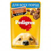 Педигри 85г телятина печень желе