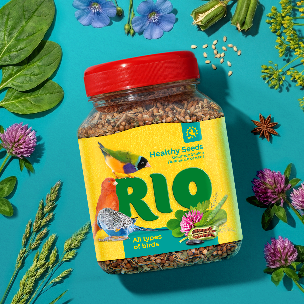 RIO Полезные семена. Лакомство для всех видов птиц, 240 г-1