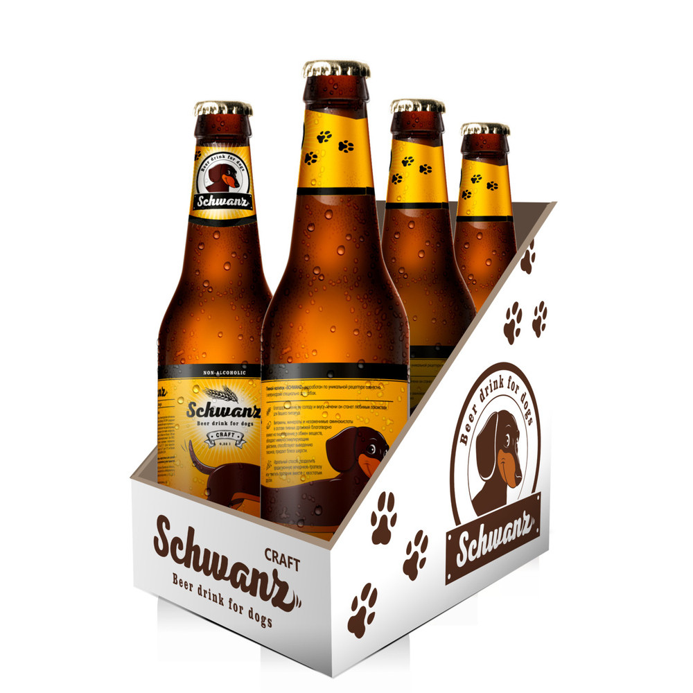 Пиво Schwanz 0,33л для собак-0