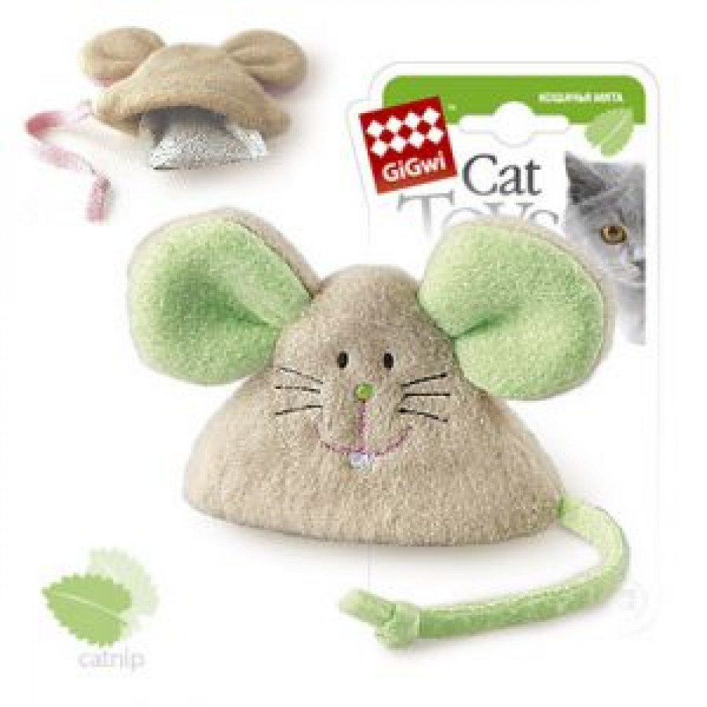 GiGwi Мышь с кошачьей мятой Арт. 75041-0